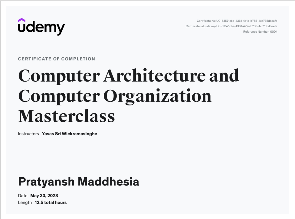 Computer Artichecture and Design
